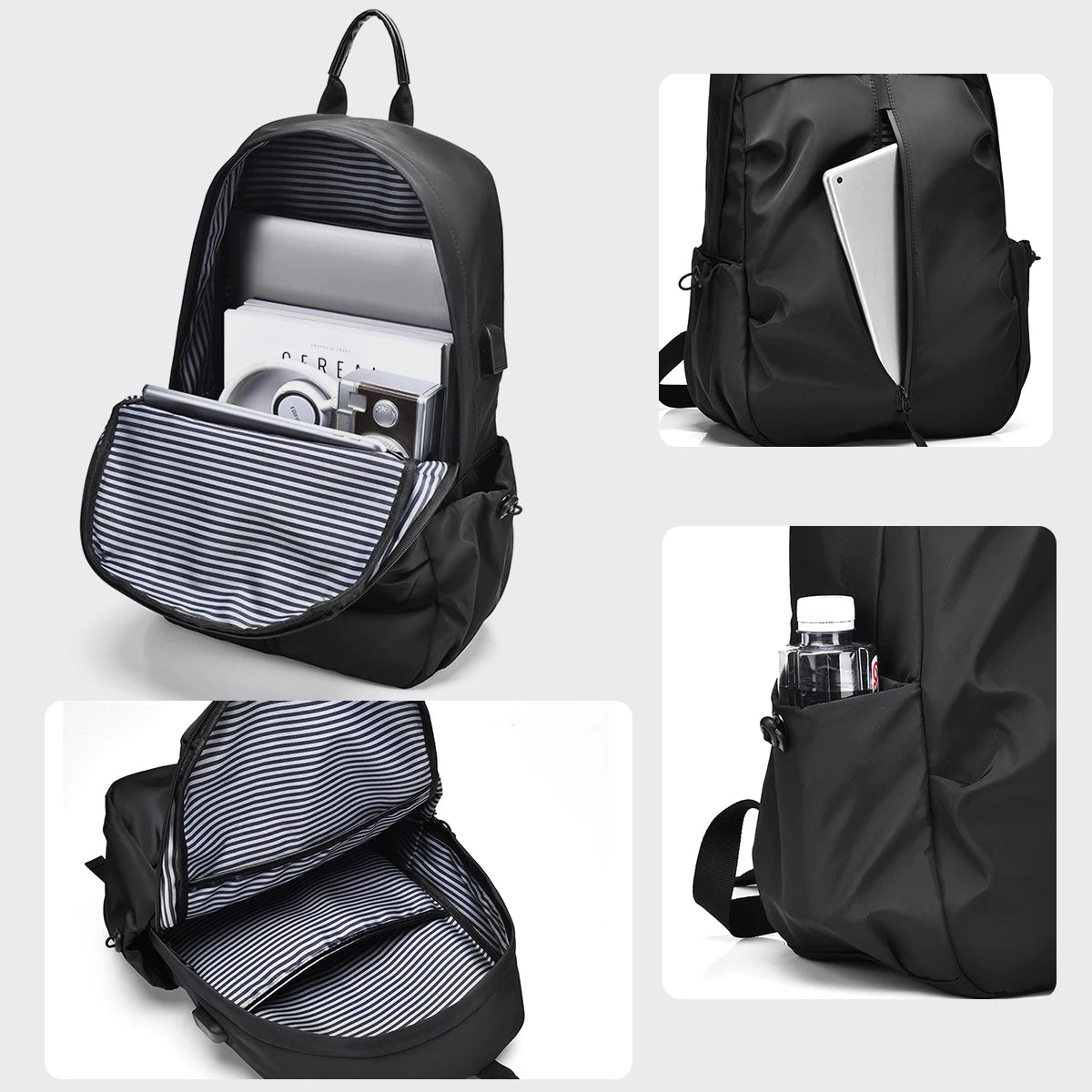 Men'S Large Capacity Laptop Backpack
