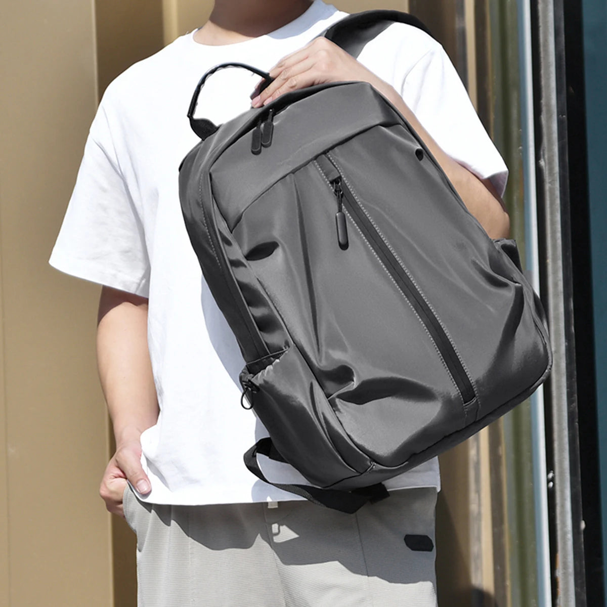 Men'S Large Capacity Laptop Backpack