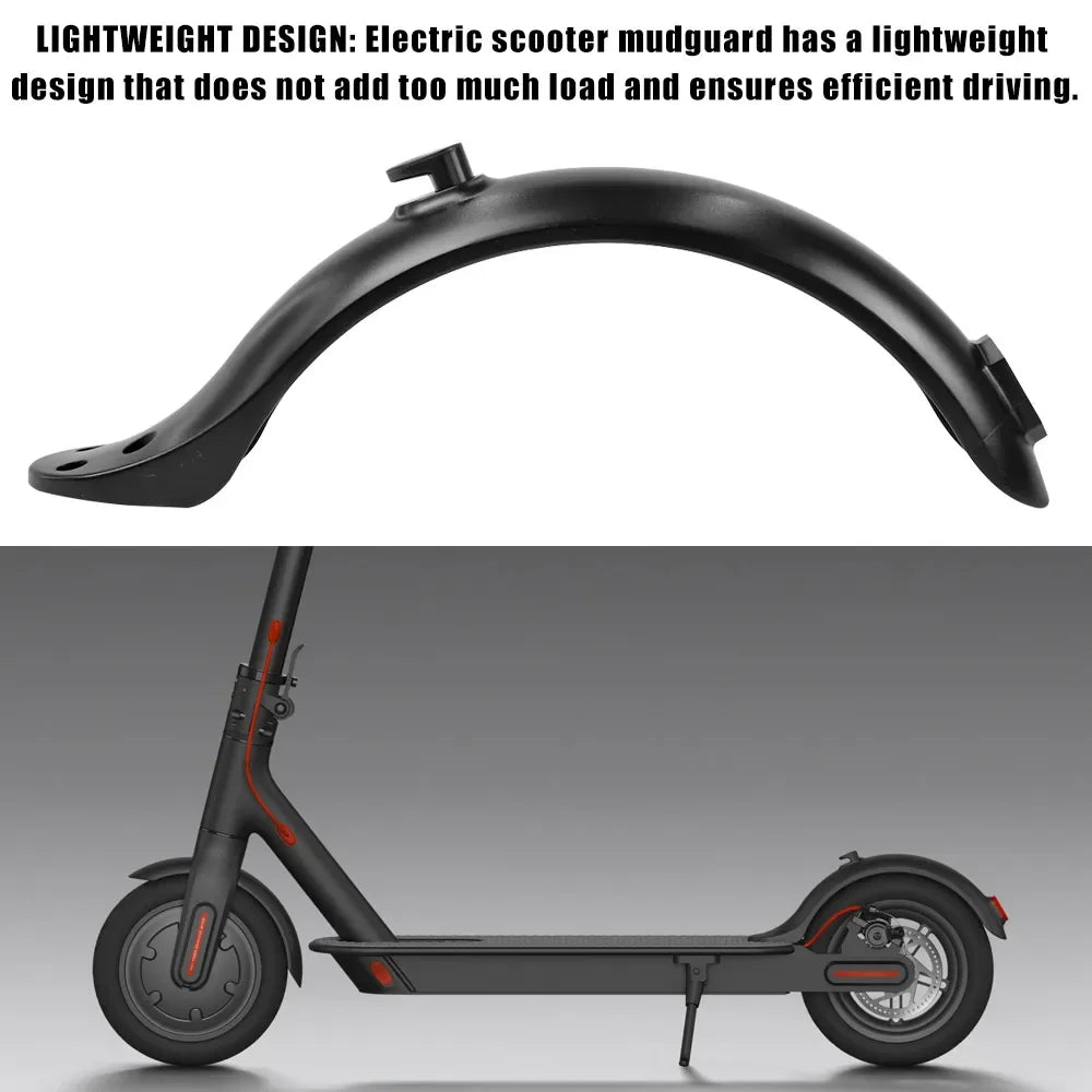 Electric Scooter Rear Mudguard Bracket Tail Light for 4 Screws Fender Rubber Cap Set For 4 holes E-Scooter Fenders Accessories