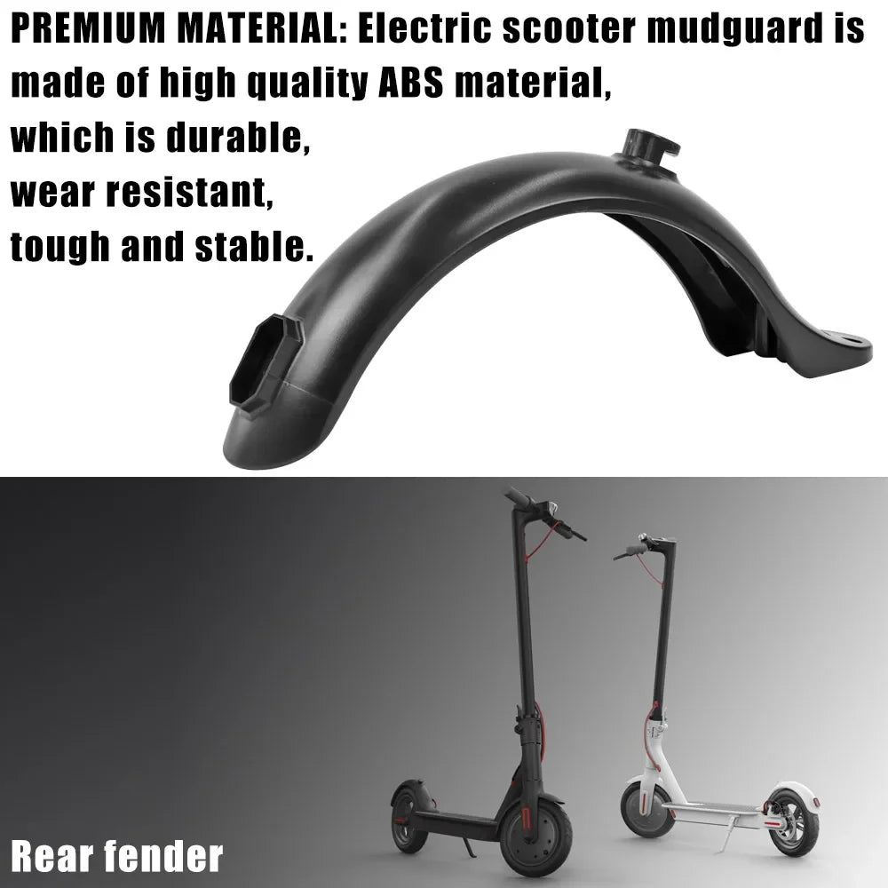 Electric Scooter Rear Mudguard Bracket Tail Light for 4 Screws Fender Rubber Cap Set For 4 holes E-Scooter Fenders Accessories