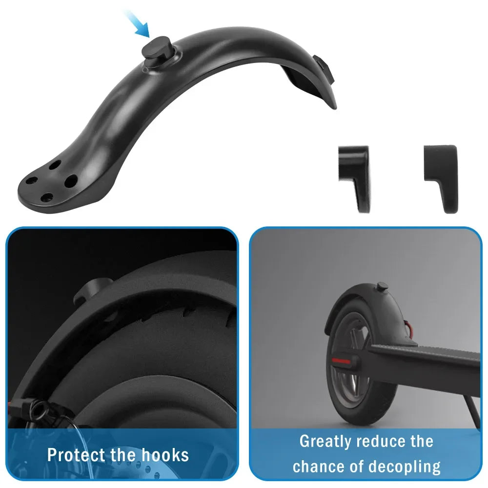 Electric Scooter Rear Mudguard Bracket Tail Light for 4 Screws Fender Rubber Cap Set For 4 holes E-Scooter Fenders Accessories