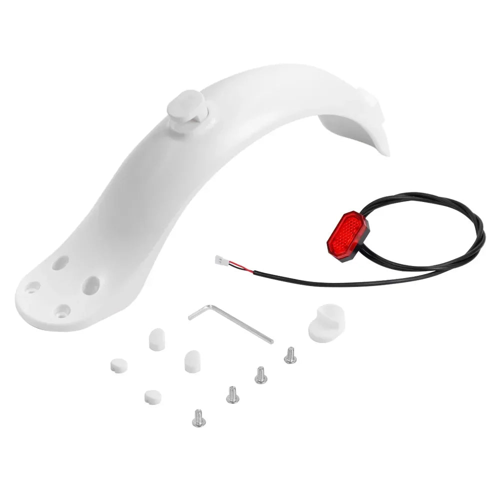 Electric Scooter Rear Mudguard Bracket Tail Light for 4 Screws Fender Rubber Cap Set For 4 holes E-Scooter Fenders Accessories